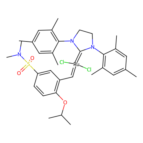 1,3-双(2,4,6-三甲基苯基)-4,5-二氢咪唑-2-基[2-(异丙氧-5-(N,N-二甲胺磺酰)苯基]甲基二氯化钌-西亚试剂有售,1,3-双(2,4,6-三甲基苯基)-4,5-二氢咪唑-2-基[2-(异丙氧-5-(N,N-二甲胺磺酰)苯基]甲基二氯化钌分子式,1,3-双(2,4,6-三甲基苯基)-4,5-二氢咪唑-2-基[2-(异丙氧-5-(N,N-二甲胺磺酰)苯基]甲基二氯化钌价格,西亚试剂有各种化学试剂,生物试剂,分析试剂,材料试剂,高端化学,耗材,实验室试剂,科研试剂,色谱耗材www.xiyashiji.com