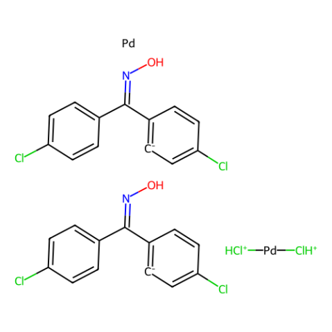 二-μ-氯双[5-氯-2-[(4-氯苯基)(肟基)甲基]苯基]钯(II)二聚体-西亚试剂有售,二-μ-氯双[5-氯-2-[(4-氯苯基)(肟基)甲基]苯基]钯(II)二聚体分子式,二-μ-氯双[5-氯-2-[(4-氯苯基)(肟基)甲基]苯基]钯(II)二聚体价格,西亚试剂有各种化学试剂,生物试剂,分析试剂,材料试剂,高端化学,耗材,实验室试剂,科研试剂,色谱耗材www.xiyashiji.com