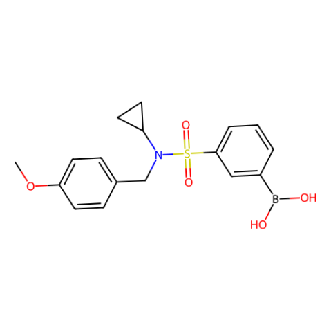 3-[环丙基(4-甲氧基苄基)磺酰胺基]苯硼酸-西亚试剂有售,3-[环丙基(4-甲氧基苄基)磺酰胺基]苯硼酸分子式,3-[环丙基(4-甲氧基苄基)磺酰胺基]苯硼酸价格,西亚试剂有各种化学试剂,生物试剂,分析试剂,材料试剂,高端化学,耗材,实验室试剂,科研试剂,色谱耗材www.xiyashiji.com