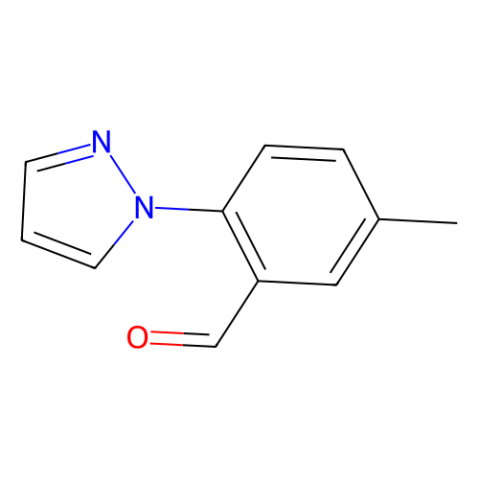 5-甲基-2-吡唑-1-基-苯甲醛-西亚试剂有售,5-甲基-2-吡唑-1-基-苯甲醛分子式,5-甲基-2-吡唑-1-基-苯甲醛价格,西亚试剂有各种化学试剂,生物试剂,分析试剂,材料试剂,高端化学,耗材,实验室试剂,科研试剂,色谱耗材www.xiyashiji.com