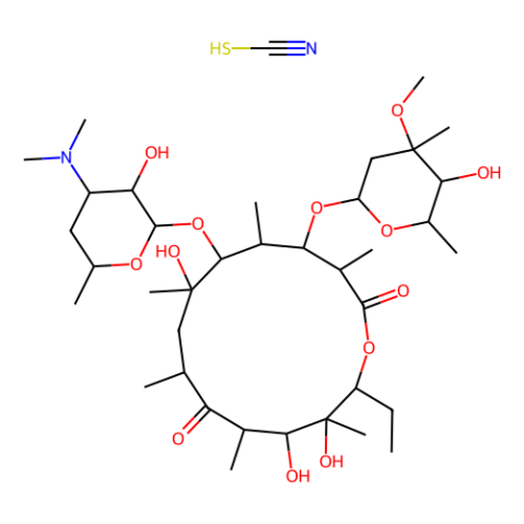 硫氰酸红霉素-西亚试剂有售,硫氰酸红霉素分子式,硫氰酸红霉素价格,西亚试剂有各种化学试剂,生物试剂,分析试剂,材料试剂,高端化学,耗材,实验室试剂,科研试剂,色谱耗材www.xiyashiji.com
