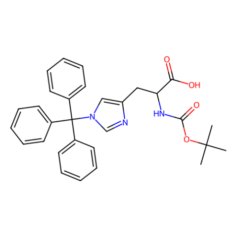 N-Boc-N'-三苯甲基-L-组氨酸-西亚试剂有售,N-Boc-N'-三苯甲基-L-组氨酸分子式,N-Boc-N'-三苯甲基-L-组氨酸价格,西亚试剂有各种化学试剂,生物试剂,分析试剂,材料试剂,高端化学,耗材,实验室试剂,科研试剂,色谱耗材www.xiyashiji.com