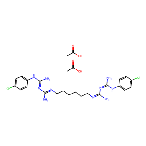 醋酸氯己定-西亚试剂有售,醋酸氯己定分子式,醋酸氯己定价格,西亚试剂有各种化学试剂,生物试剂,分析试剂,材料试剂,高端化学,耗材,实验室试剂,科研试剂,色谱耗材www.xiyashiji.com