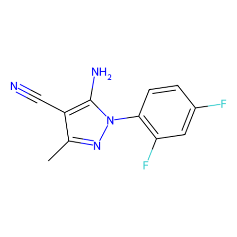 5-氨基-4-氰基-1-(2,4-二氟苯基)-3-甲基-1H-吡唑-西亚试剂有售,5-氨基-4-氰基-1-(2,4-二氟苯基)-3-甲基-1H-吡唑分子式,5-氨基-4-氰基-1-(2,4-二氟苯基)-3-甲基-1H-吡唑价格,西亚试剂有各种化学试剂,生物试剂,分析试剂,材料试剂,高端化学,耗材,实验室试剂,科研试剂,色谱耗材www.xiyashiji.com