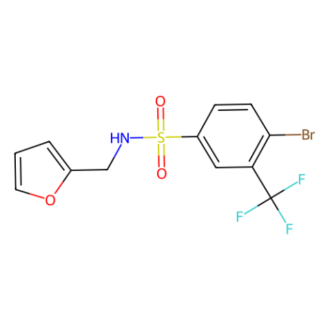 N-(呋喃-2-甲基)4-溴-3-三氟甲基苯磺酰胺-西亚试剂有售,N-(呋喃-2-甲基)4-溴-3-三氟甲基苯磺酰胺分子式,N-(呋喃-2-甲基)4-溴-3-三氟甲基苯磺酰胺价格,西亚试剂有各种化学试剂,生物试剂,分析试剂,材料试剂,高端化学,耗材,实验室试剂,科研试剂,色谱耗材www.xiyashiji.com