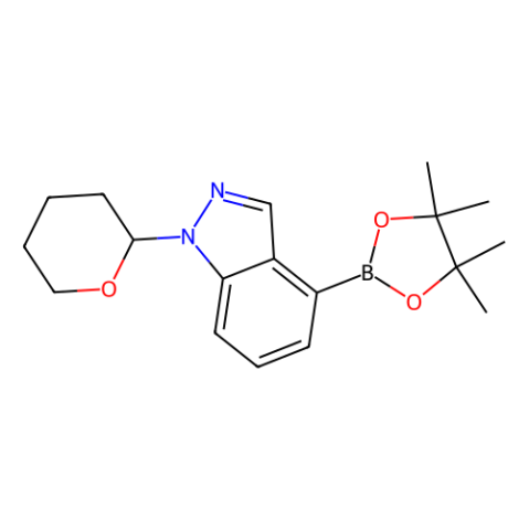 1-(四氢-2H-吡喃-2-基)-4-(4,4,5,5-四甲基-1,3,2-二噁硼烷-2-基)-1H-吲唑-西亚试剂有售,1-(四氢-2H-吡喃-2-基)-4-(4,4,5,5-四甲基-1,3,2-二噁硼烷-2-基)-1H-吲唑分子式,1-(四氢-2H-吡喃-2-基)-4-(4,4,5,5-四甲基-1,3,2-二噁硼烷-2-基)-1H-吲唑价格,西亚试剂有各种化学试剂,生物试剂,分析试剂,材料试剂,高端化学,耗材,实验室试剂,科研试剂,色谱耗材www.xiyashiji.com