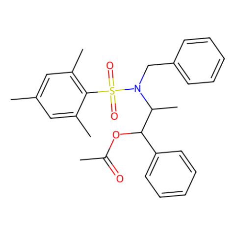 乙酸(1S,2R)-2-[N-苄基-N-(三甲苯基磺酰)氨基]-1-苯基丙酯[交叉醇醛反应用试剂]-西亚试剂有售,乙酸(1S,2R)-2-[N-苄基-N-(三甲苯基磺酰)氨基]-1-苯基丙酯[交叉醇醛反应用试剂]分子式,乙酸(1S,2R)-2-[N-苄基-N-(三甲苯基磺酰)氨基]-1-苯基丙酯[交叉醇醛反应用试剂]价格,西亚试剂有各种化学试剂,生物试剂,分析试剂,材料试剂,高端化学,耗材,实验室试剂,科研试剂,色谱耗材www.xiyashiji.com