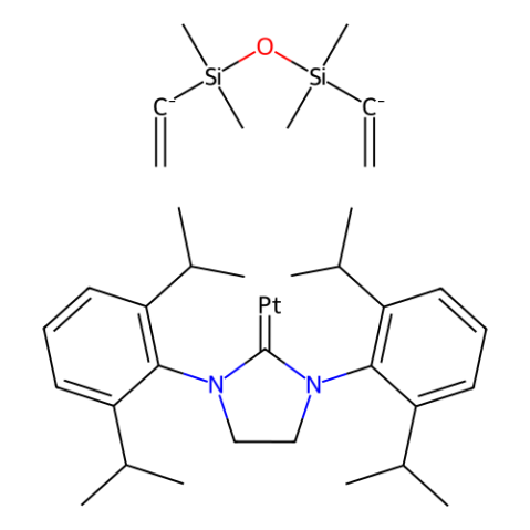 [1,3-双(2,6-二异丙基苯)咪唑-2-基][1,3-二乙烯基-1,1,3,3,-四甲基二硅氧烷]铂(0)-西亚试剂有售,[1,3-双(2,6-二异丙基苯)咪唑-2-基][1,3-二乙烯基-1,1,3,3,-四甲基二硅氧烷]铂(0)分子式,[1,3-双(2,6-二异丙基苯)咪唑-2-基][1,3-二乙烯基-1,1,3,3,-四甲基二硅氧烷]铂(0)价格,西亚试剂有各种化学试剂,生物试剂,分析试剂,材料试剂,高端化学,耗材,实验室试剂,科研试剂,色谱耗材www.xiyashiji.com