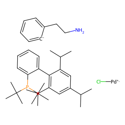 氯[2-(二叔丁基膦基)-2',4',6'-三异丙基-1,1'-联苯基][2-(2-氨基乙基)苯基)]钯(II)-西亚试剂有售,氯[2-(二叔丁基膦基)-2',4',6'-三异丙基-1,1'-联苯基][2-(2-氨基乙基)苯基)]钯(II)分子式,氯[2-(二叔丁基膦基)-2',4',6'-三异丙基-1,1'-联苯基][2-(2-氨基乙基)苯基)]钯(II)价格,西亚试剂有各种化学试剂,生物试剂,分析试剂,材料试剂,高端化学,耗材,实验室试剂,科研试剂,色谱耗材www.xiyashiji.com