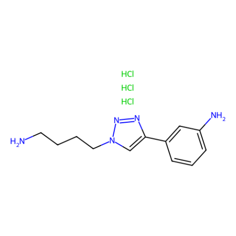 3-[1-(4-氨基丁基)-1H-1,2,3-三氮唑-4-基]苯胺三盐酸盐-西亚试剂有售,3-[1-(4-氨基丁基)-1H-1,2,3-三氮唑-4-基]苯胺三盐酸盐分子式,3-[1-(4-氨基丁基)-1H-1,2,3-三氮唑-4-基]苯胺三盐酸盐价格,西亚试剂有各种化学试剂,生物试剂,分析试剂,材料试剂,高端化学,耗材,实验室试剂,科研试剂,色谱耗材www.xiyashiji.com