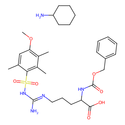 N-苄氧羰基-N'-(4-甲氧基-2,3,6-三甲基苯磺酰基)-L-精氨酸环己胺盐-西亚试剂有售,N-苄氧羰基-N'-(4-甲氧基-2,3,6-三甲基苯磺酰基)-L-精氨酸环己胺盐分子式,N-苄氧羰基-N'-(4-甲氧基-2,3,6-三甲基苯磺酰基)-L-精氨酸环己胺盐价格,西亚试剂有各种化学试剂,生物试剂,分析试剂,材料试剂,高端化学,耗材,实验室试剂,科研试剂,色谱耗材www.xiyashiji.com