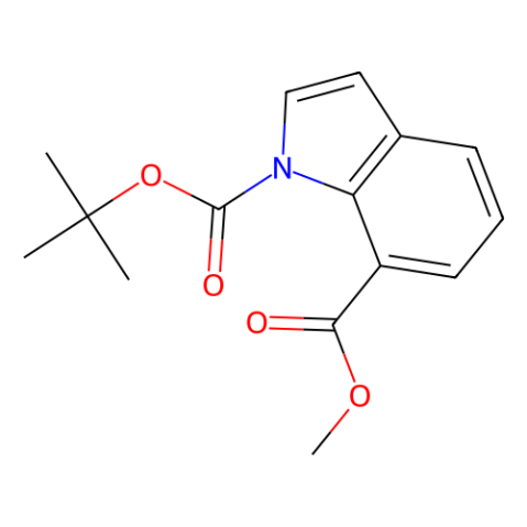 1-BOC-吲哚-7-羧酸甲酯-西亚试剂有售,1-BOC-吲哚-7-羧酸甲酯分子式,1-BOC-吲哚-7-羧酸甲酯价格,西亚试剂有各种化学试剂,生物试剂,分析试剂,材料试剂,高端化学,耗材,实验室试剂,科研试剂,色谱耗材www.xiyashiji.com