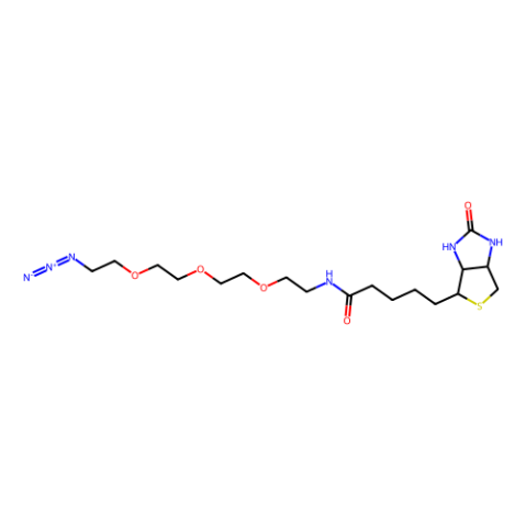 N-[2-[2-[2-(2-叠氮乙氧基)乙氧基]乙氧基]乙基]生物素胺-西亚试剂有售,N-[2-[2-[2-(2-叠氮乙氧基)乙氧基]乙氧基]乙基]生物素胺分子式,N-[2-[2-[2-(2-叠氮乙氧基)乙氧基]乙氧基]乙基]生物素胺价格,西亚试剂有各种化学试剂,生物试剂,分析试剂,材料试剂,高端化学,耗材,实验室试剂,科研试剂,色谱耗材www.xiyashiji.com