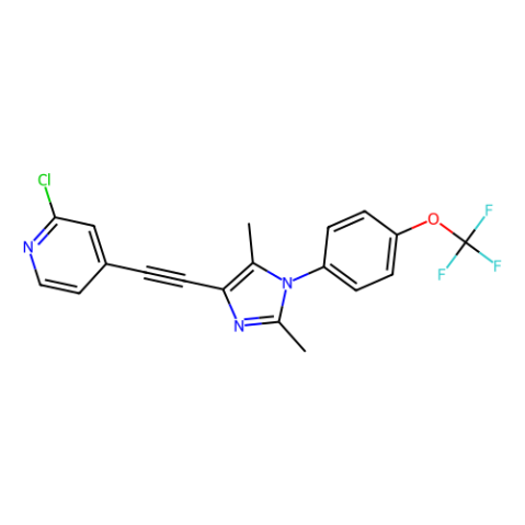 2-氯-4-[[2,5-二甲基-1-[4-(三氟甲氧基)苯基]-1H-咪唑-4-基]乙炔基]吡啶-西亚试剂有售,2-氯-4-[[2,5-二甲基-1-[4-(三氟甲氧基)苯基]-1H-咪唑-4-基]乙炔基]吡啶分子式,2-氯-4-[[2,5-二甲基-1-[4-(三氟甲氧基)苯基]-1H-咪唑-4-基]乙炔基]吡啶价格,西亚试剂有各种化学试剂,生物试剂,分析试剂,材料试剂,高端化学,耗材,实验室试剂,科研试剂,色谱耗材www.xiyashiji.com