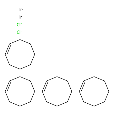 氯二(环辛烯)铱(I)二聚体-西亚试剂有售,氯二(环辛烯)铱(I)二聚体分子式,氯二(环辛烯)铱(I)二聚体价格,西亚试剂有各种化学试剂,生物试剂,分析试剂,材料试剂,高端化学,耗材,实验室试剂,科研试剂,色谱耗材www.xiyashiji.com