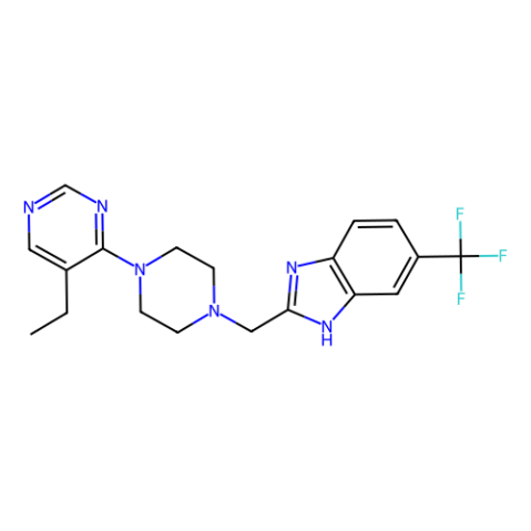 2-((4-(5-乙基-4-嘧啶基)-1-哌嗪基)甲基)-6-(三氟甲基)-1H-苯并咪唑-西亚试剂有售,2-((4-(5-乙基-4-嘧啶基)-1-哌嗪基)甲基)-6-(三氟甲基)-1H-苯并咪唑分子式,2-((4-(5-乙基-4-嘧啶基)-1-哌嗪基)甲基)-6-(三氟甲基)-1H-苯并咪唑价格,西亚试剂有各种化学试剂,生物试剂,分析试剂,材料试剂,高端化学,耗材,实验室试剂,科研试剂,色谱耗材www.xiyashiji.com